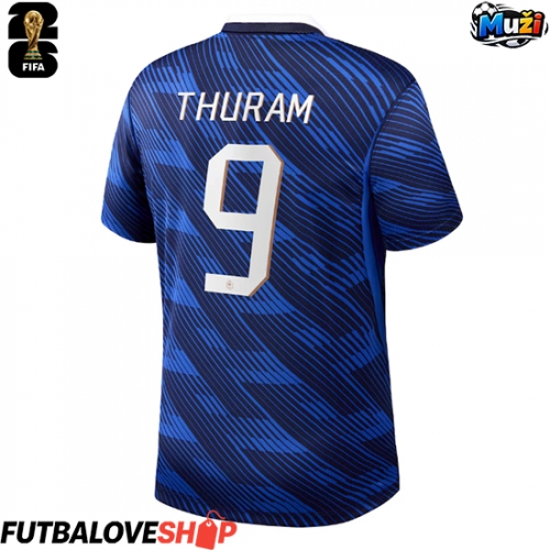 Dres Francúzsko Marcus Thuram #9 Domáci MS 2026 Krátky Rukáv